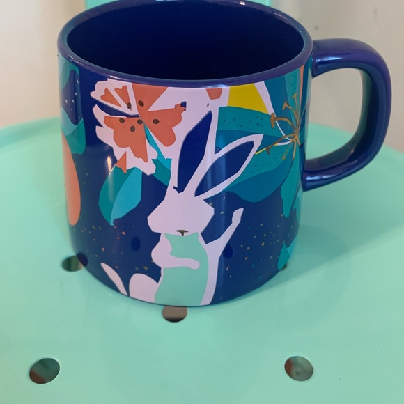Starbucks 2020 14 oz Bunny Rabbit Tropical Hawaiian Flower Mug - Picture 4 of 6